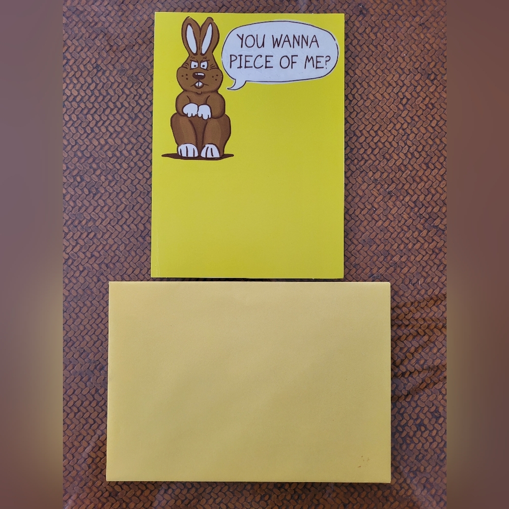 15/$22 Yellow Card with Cute Cartoon Design